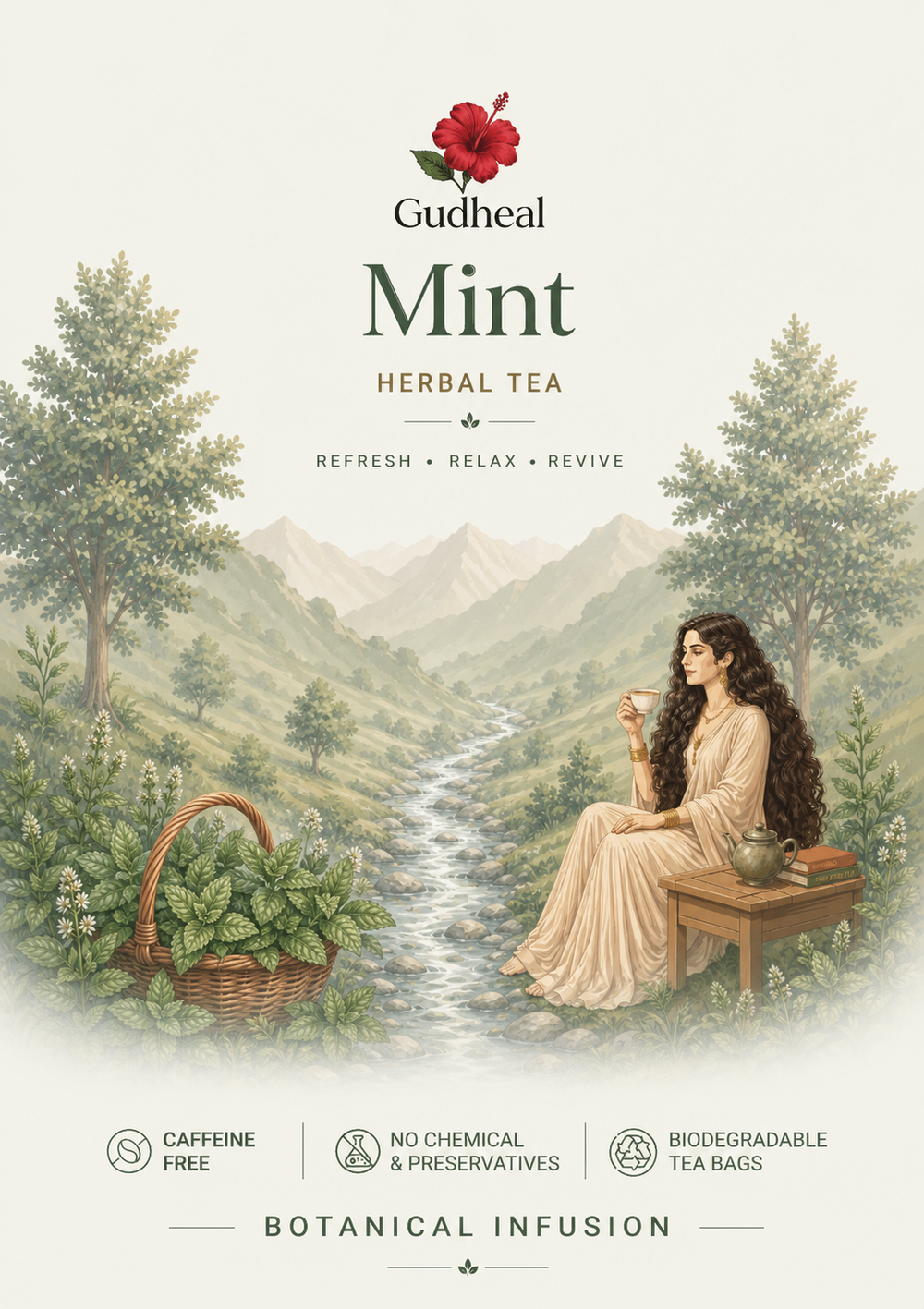 Mint Herbal Tea – Refreshing Caffeine-Free Infusion