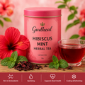 Hibiscus Mint Herbal Tea – Antioxidant & Cooling Blend