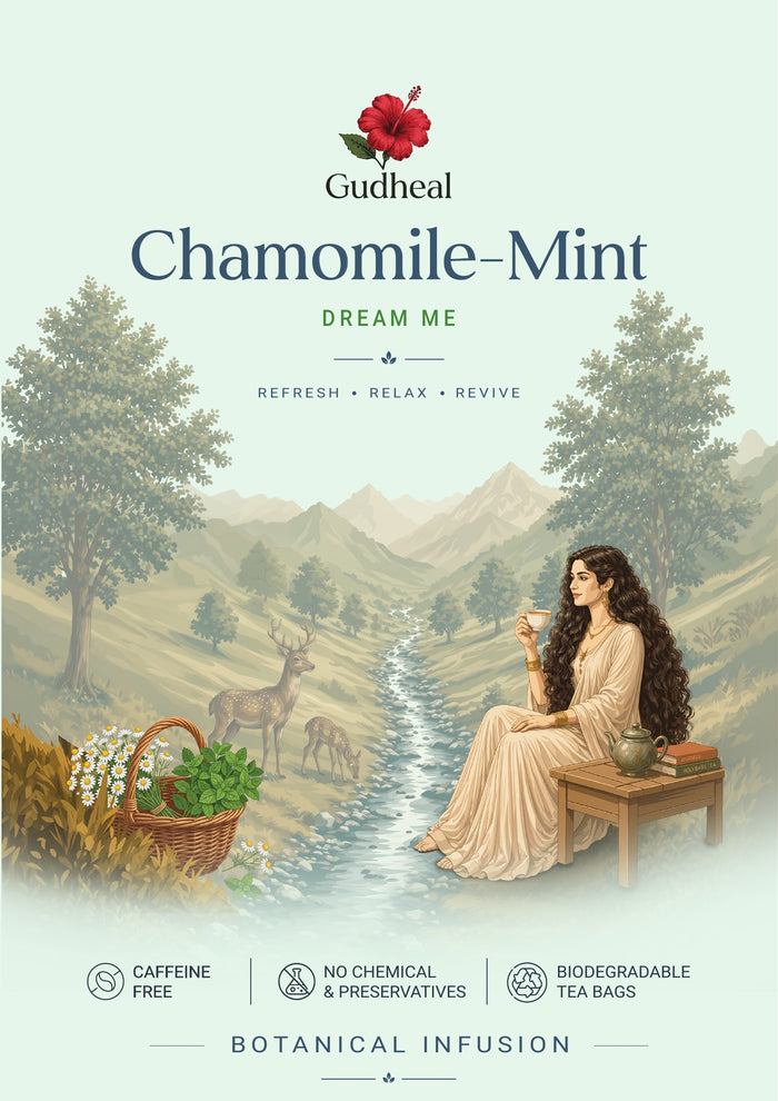 Chamomile Mint Herbal Tea – Relax & Sleep Support Blend