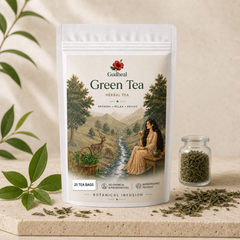 Gudheal Green Tea | 25 Tea Bags Pouch