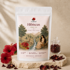 Gudheal Hibiscus Herbal Tea | 25 Tea Bags Pouch